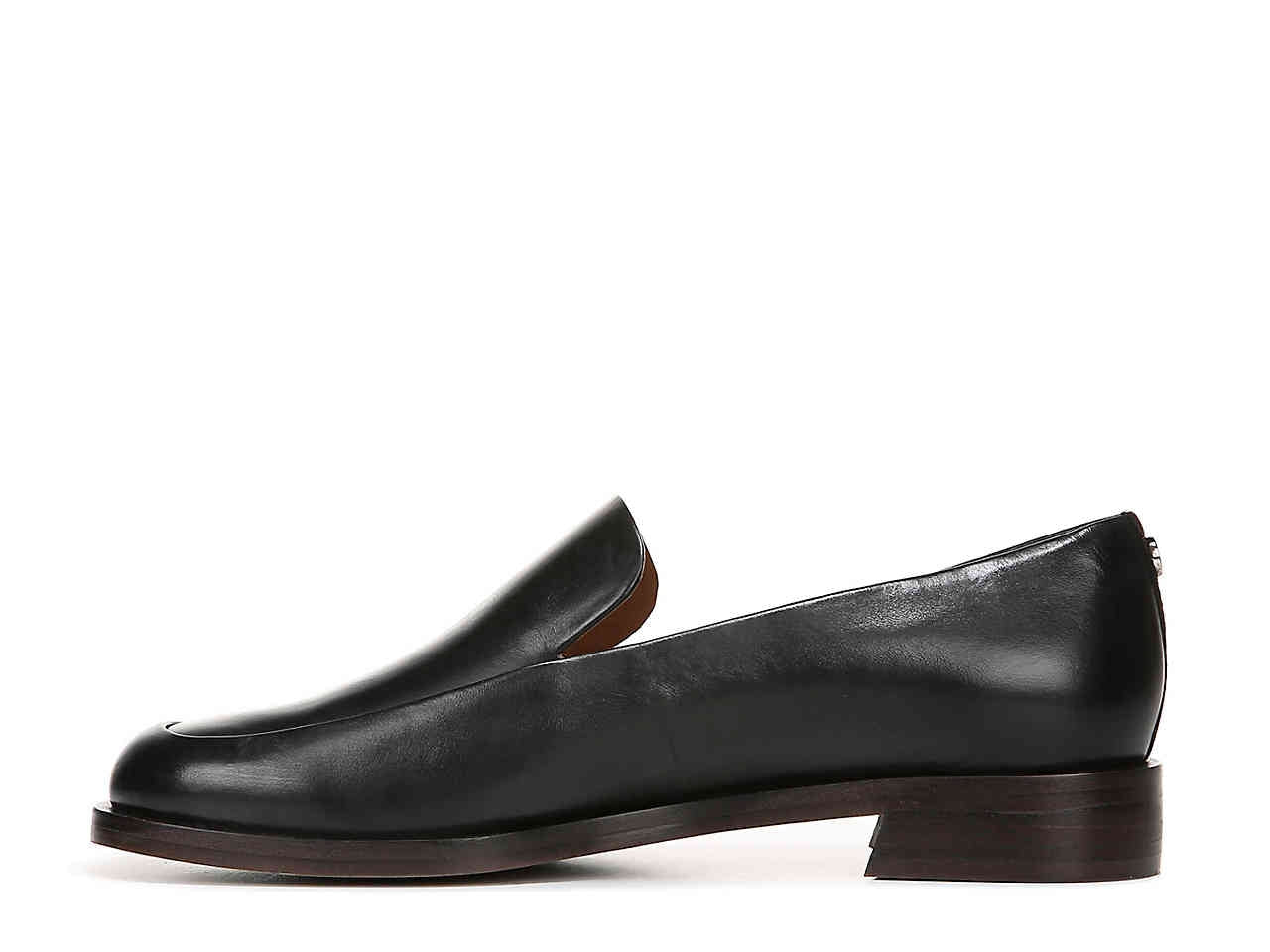 Marsalla Black Leather Franco Sarto Loafers