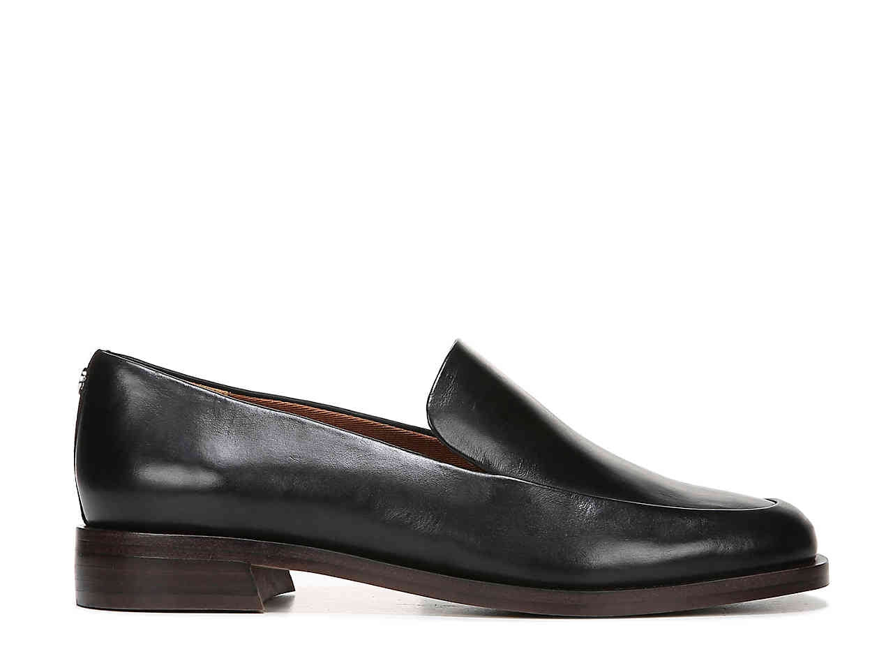 Marsalla Black Leather Franco Sarto Loafers