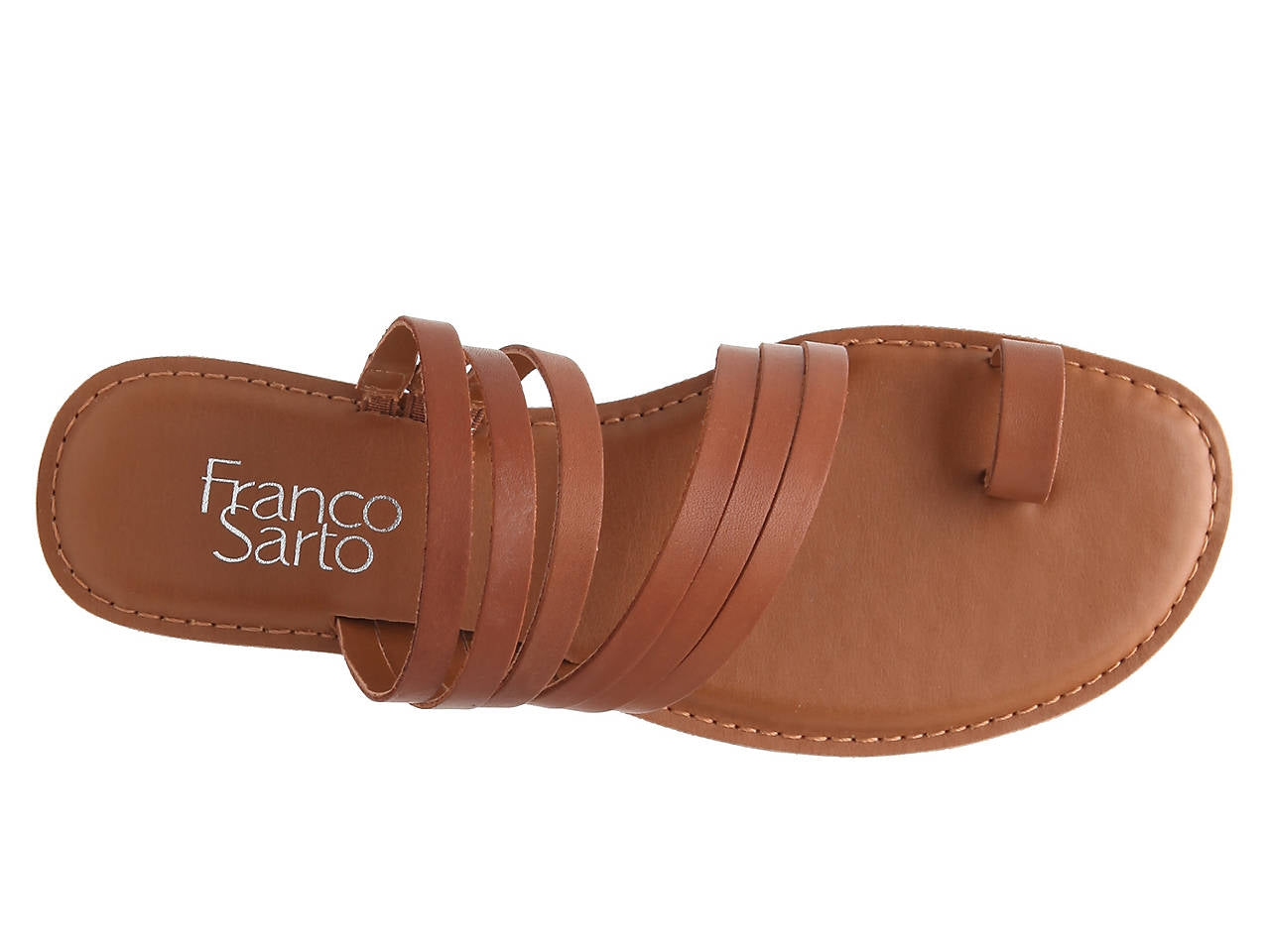 Giuseppe Light Brown Leather Franco Sarto Sandal