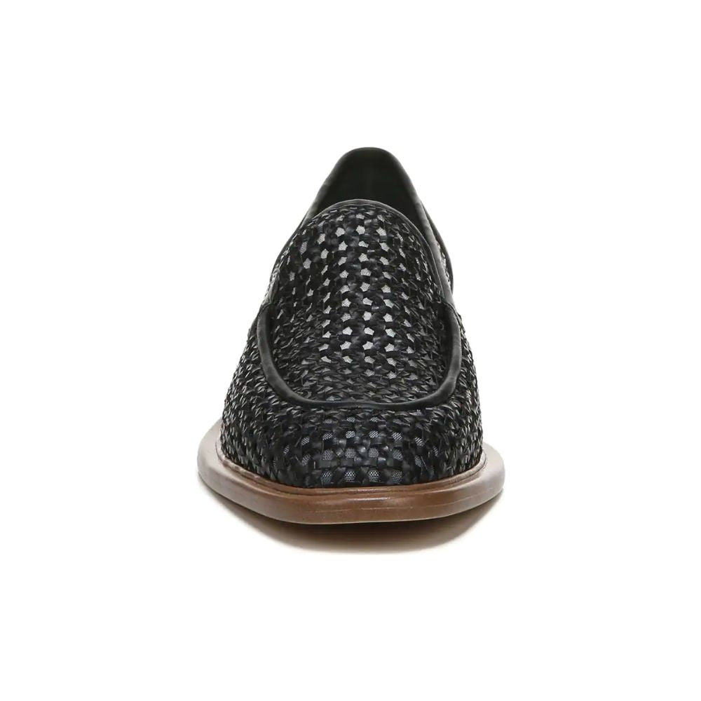 Eda2 Black Woven Franco Sarto Loafer Flats