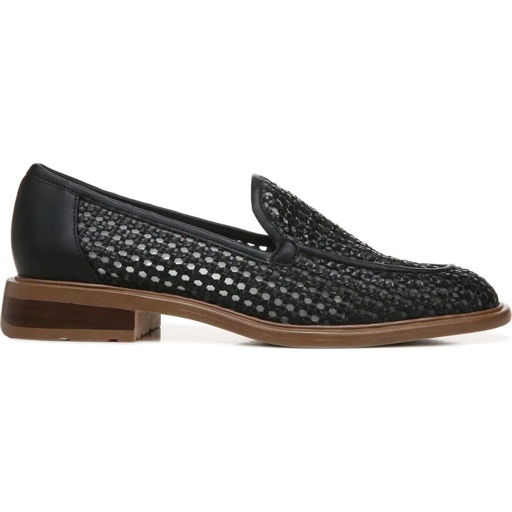 Eda2 Black Woven Franco Sarto Loafer Flats