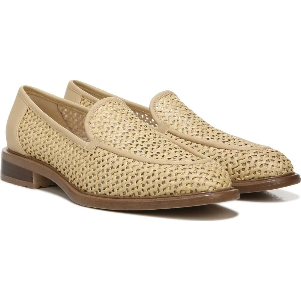 Eda2 Natural Crochet Franco Sarto Loafer Flats