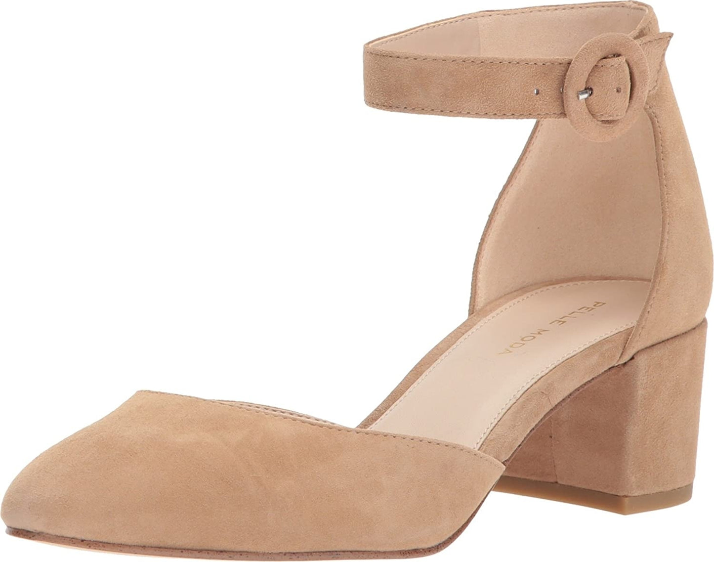 Uma Latte Beige Suede Pelle Moda Pumps