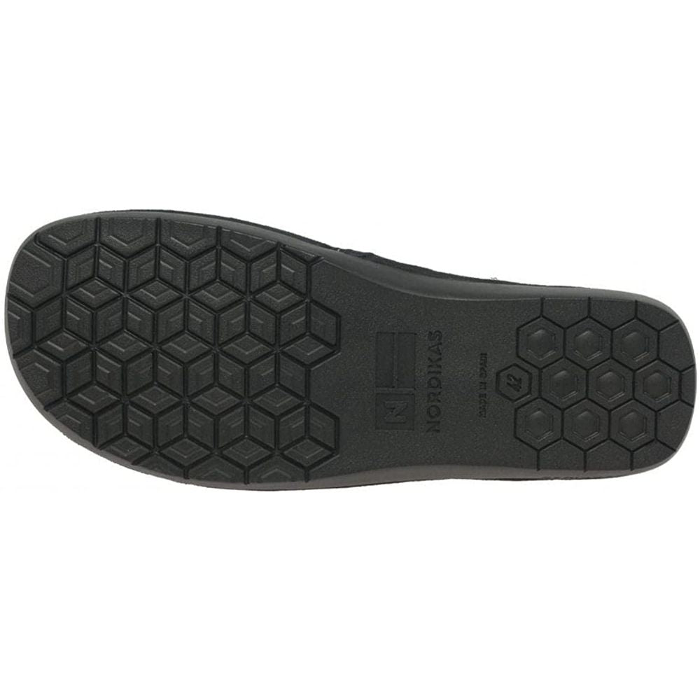 Dublin Black 131 Nordikas Comfy Slide Mens Slippers