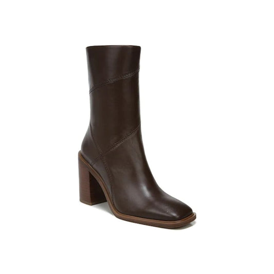 Stormy Dark Brown Leather Franco Sarto Boots