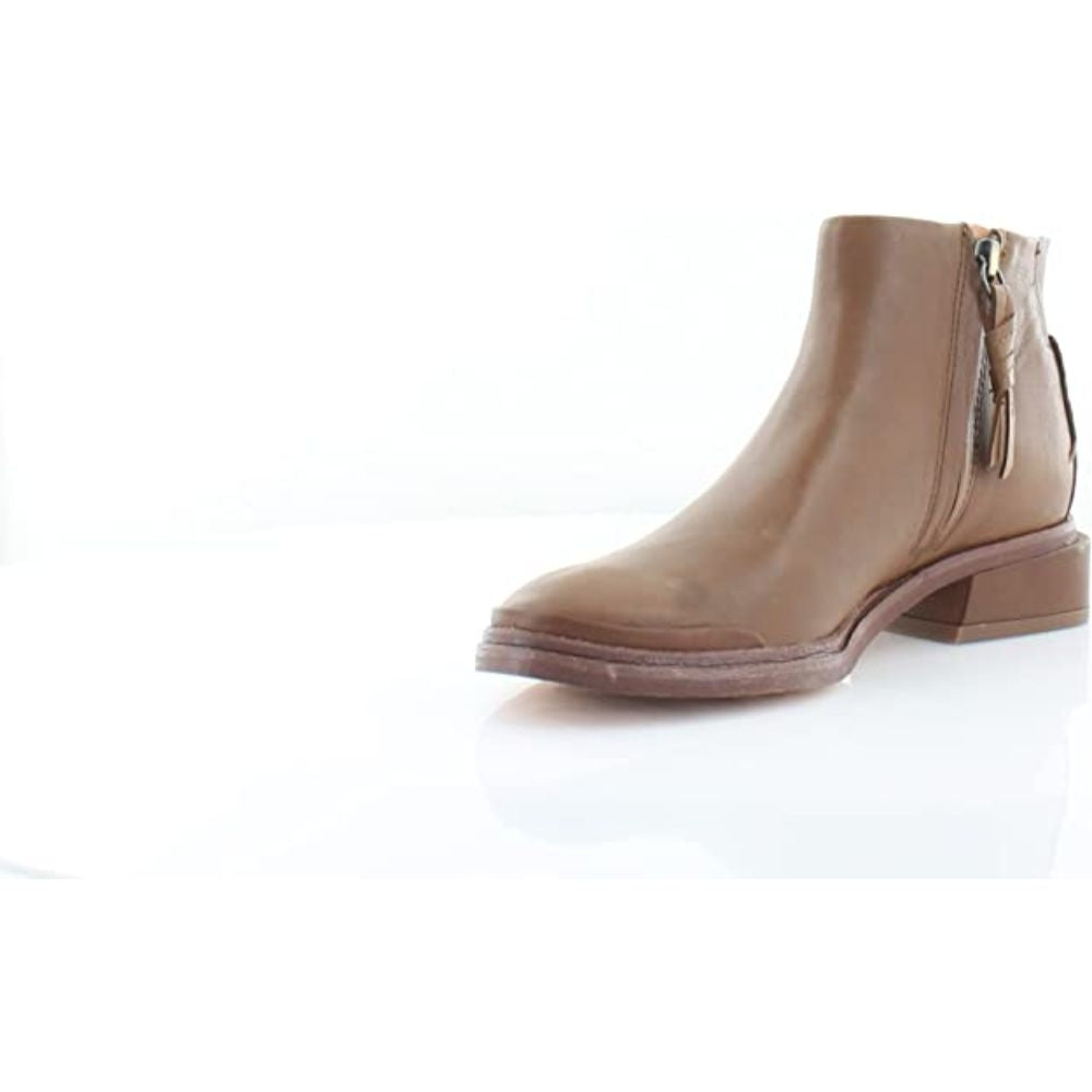 Nemi Hazelnut Brown Leather Franco Sarto Ankle Boots