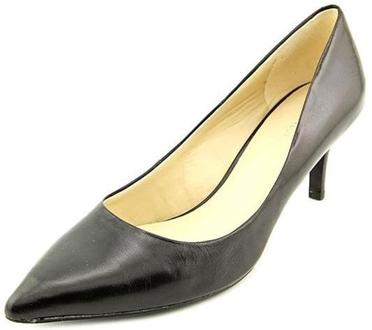 Elise Black Synthetic Nine West Pumps