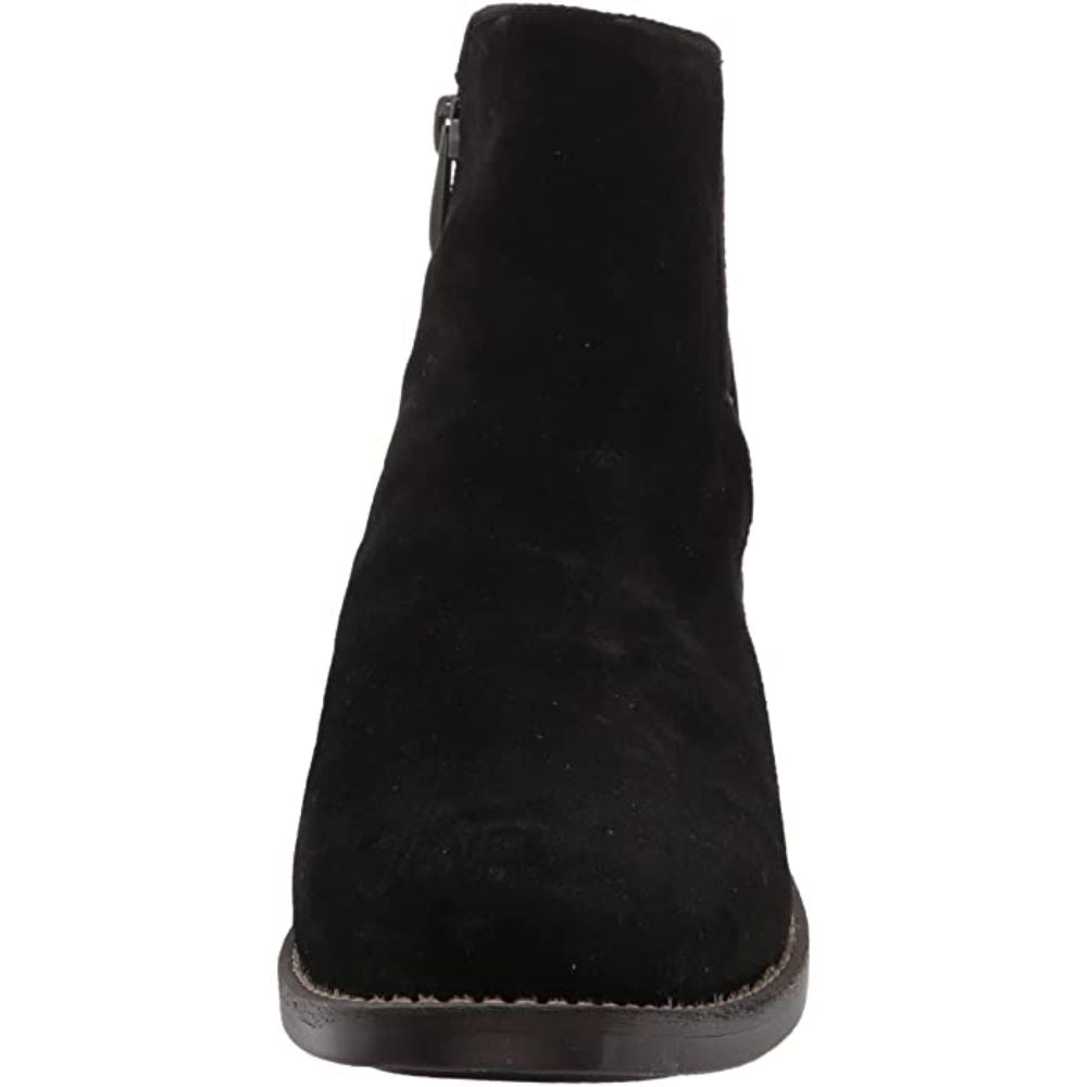 Marcus Black Suede Franco Sarto Ankle Boots