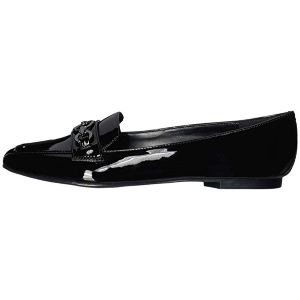 Frida Black Patent Bandolino Loafer Flats