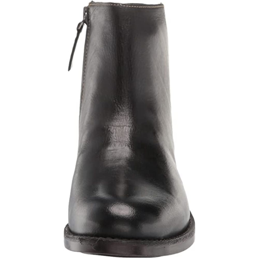 Mobi Black Leather Franco Sarto Ankle Boots