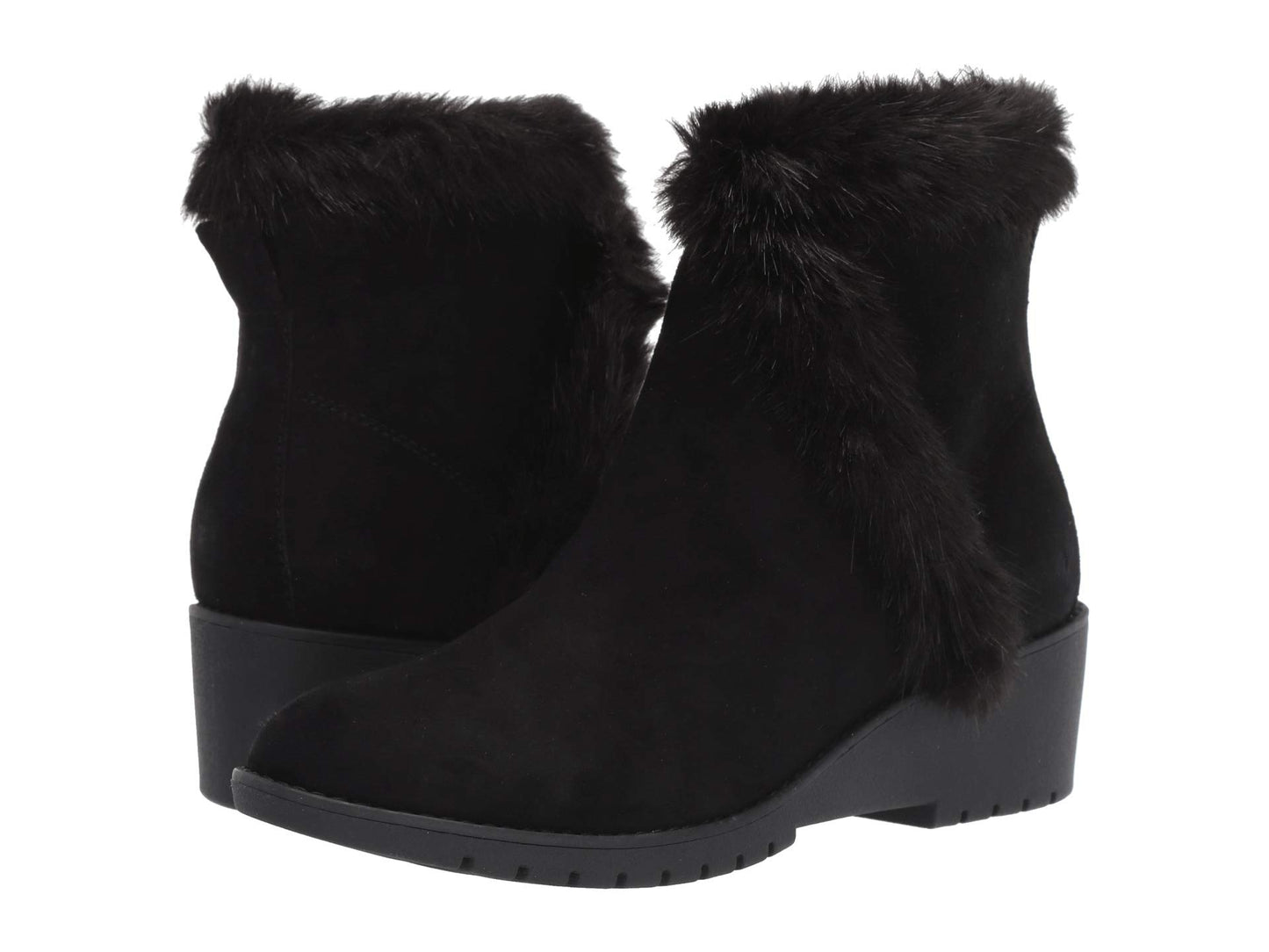 Noble Black Suede Me Too Ankle Boots