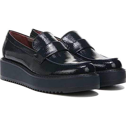 Harper Navy Patent Leather Franco Sarto Loafer Flats