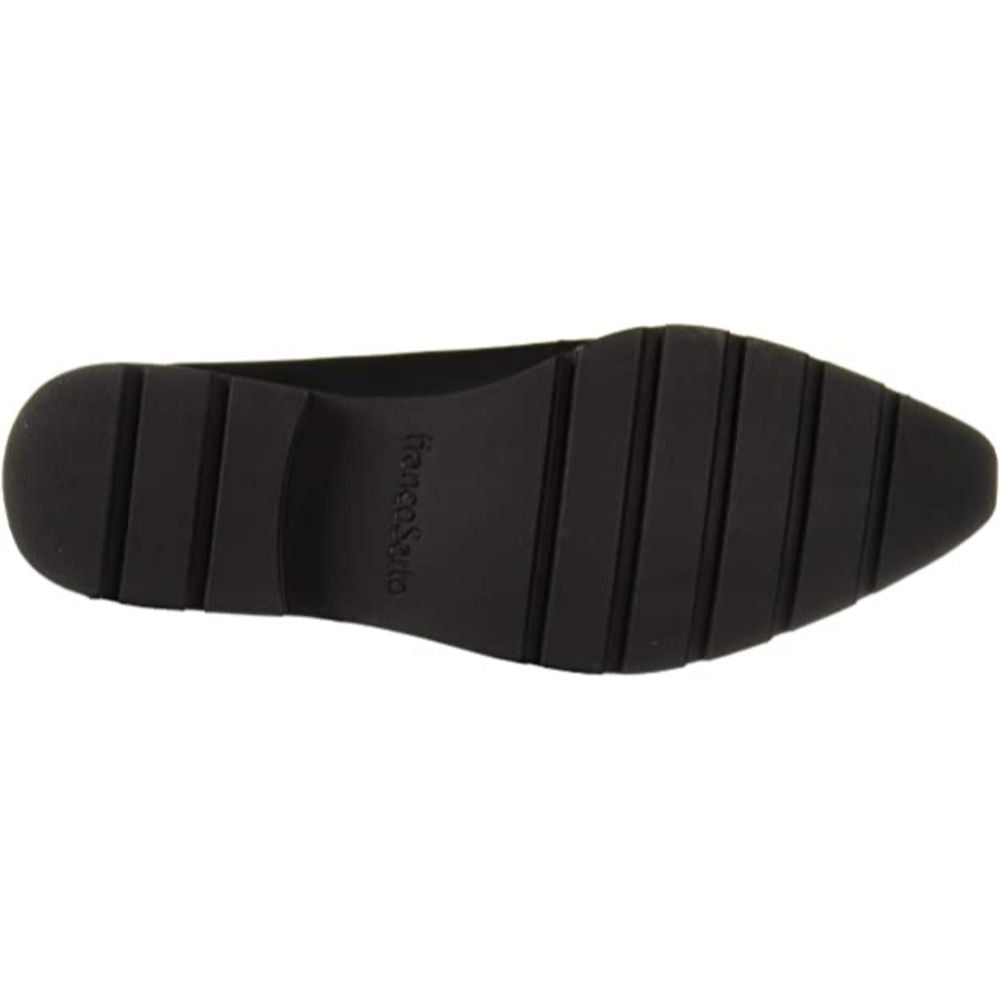 Draco Black Calf Leather Franco Sarto Loafer Flats