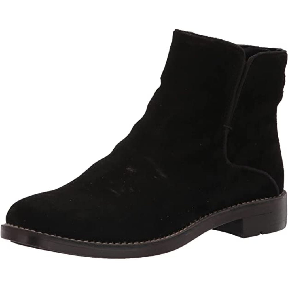 Marcus Black Suede Franco Sarto Ankle Boots