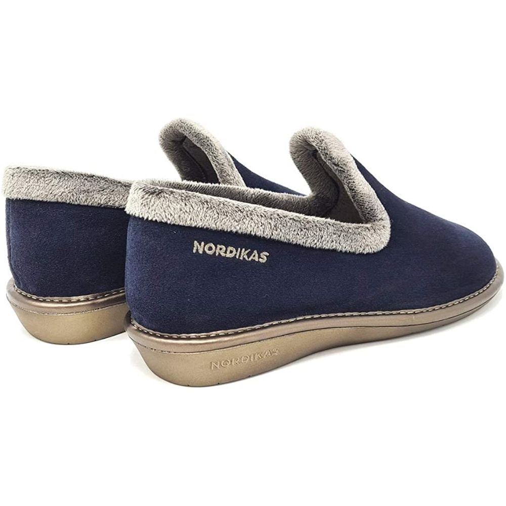 Afelpado Navy 304-80 Nordikas Comfy Slide Slippers