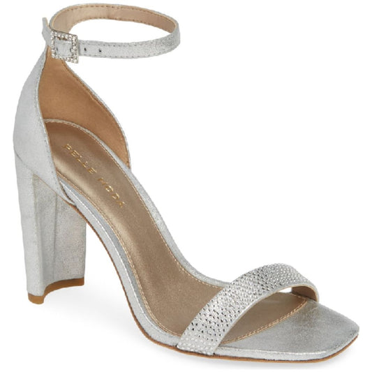 Gabi Platinum Silver Leather Pelle Moda Sandals