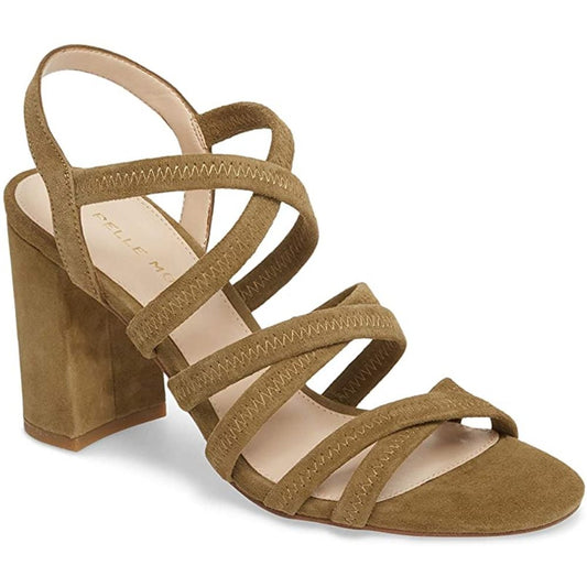 Grace Khaki Suede Pelle Moda Sandals