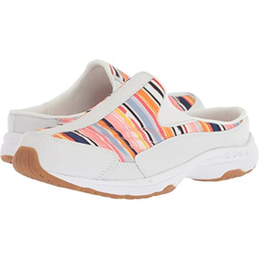 Traveltime Medium Natural Fabric Easy Spirit Clog Mule