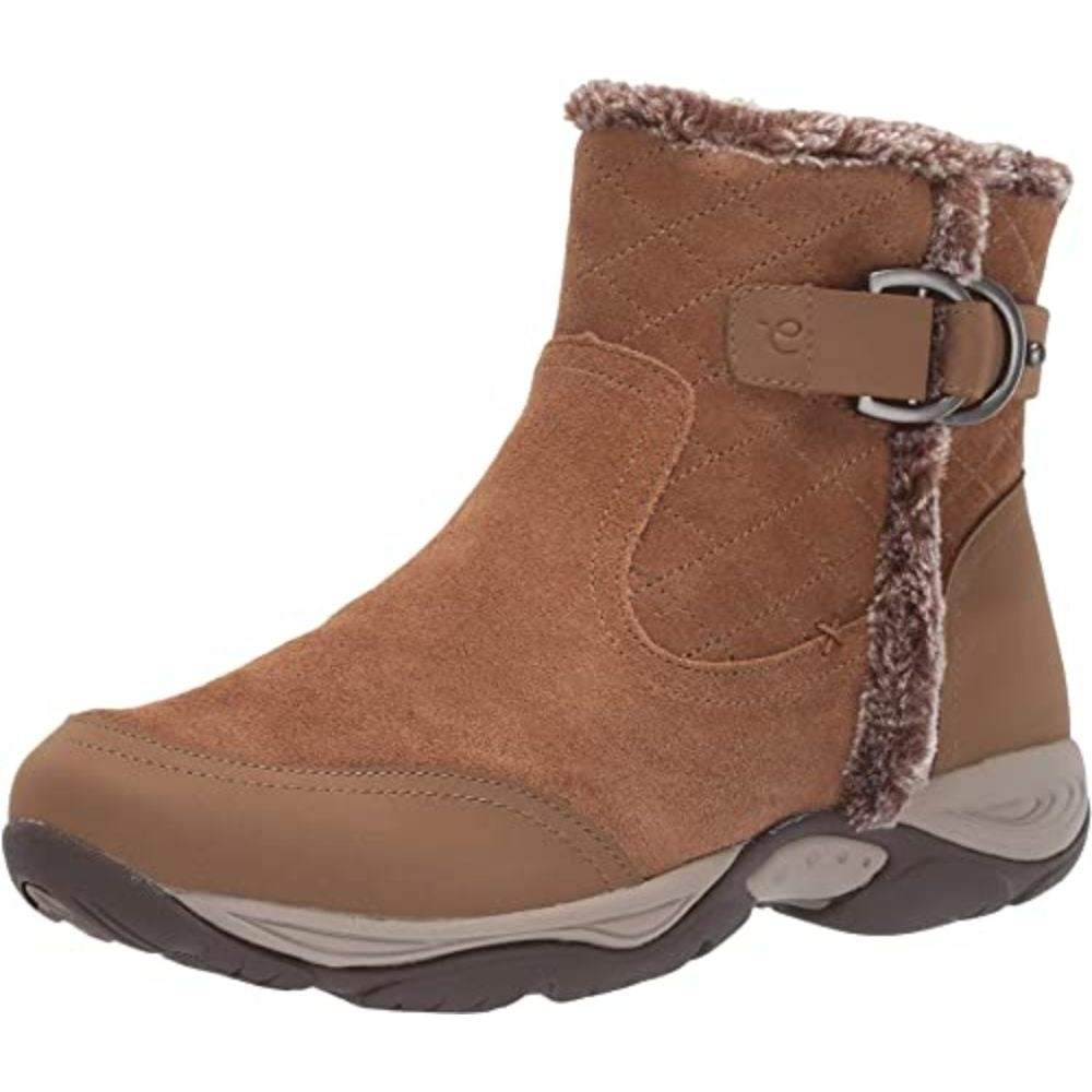Ember Medium Brown Suede Easy Spirit Weather Ankle Boots