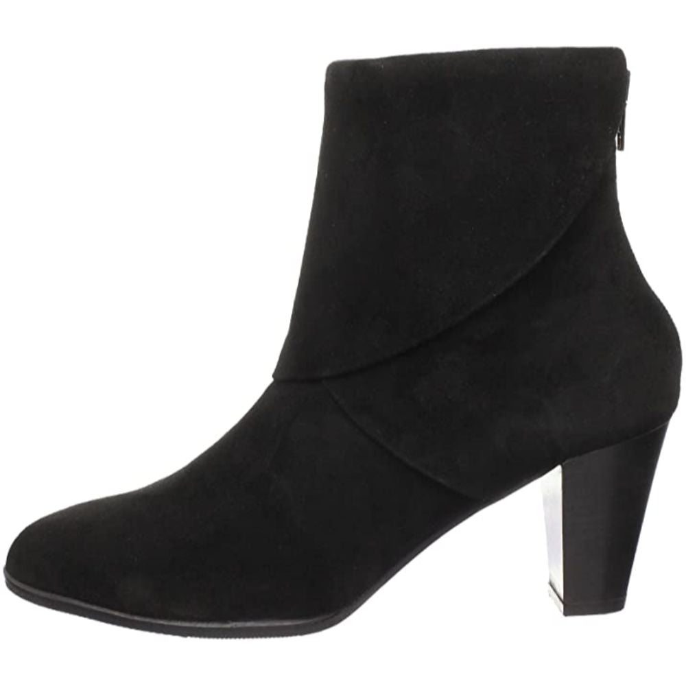 Angel Black Suede Amalfi Ankle Boots
