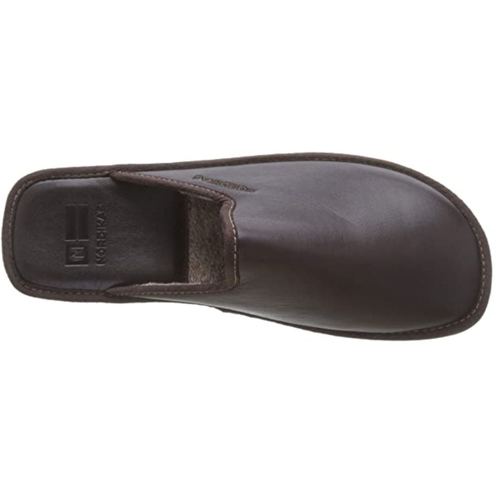 Dublin Brown 131 Nordikas Comfy Slide Mens Slippers