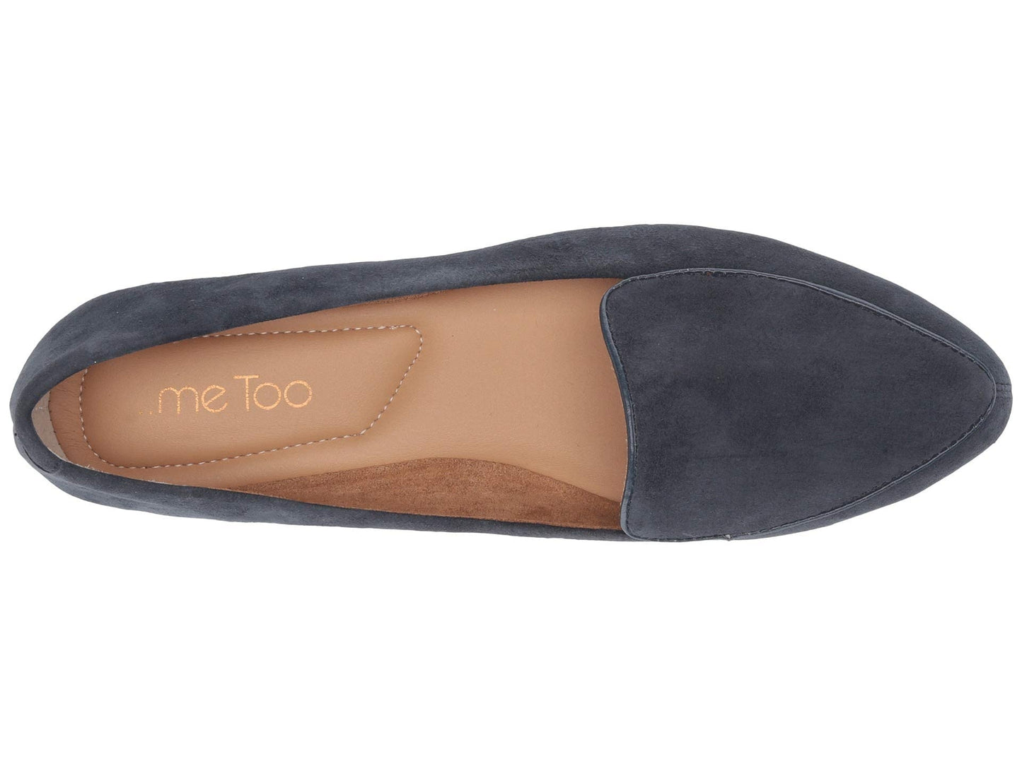 Anissa Sliver Navy Suede Me Too Wedge Loafers