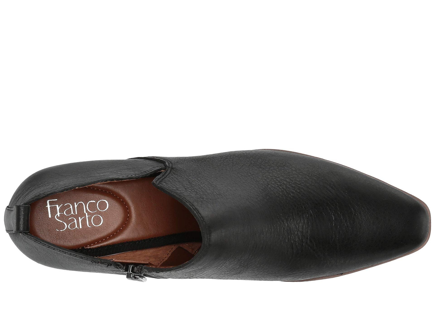Dingo Black Leather Franco Sarto Ankle Boots