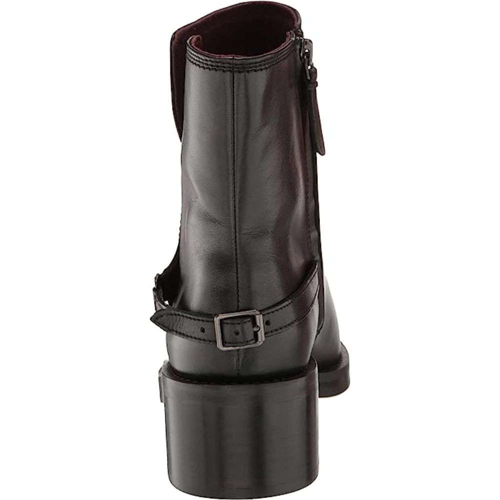 Colt Black Leather Franco Sarto Ankle Boots