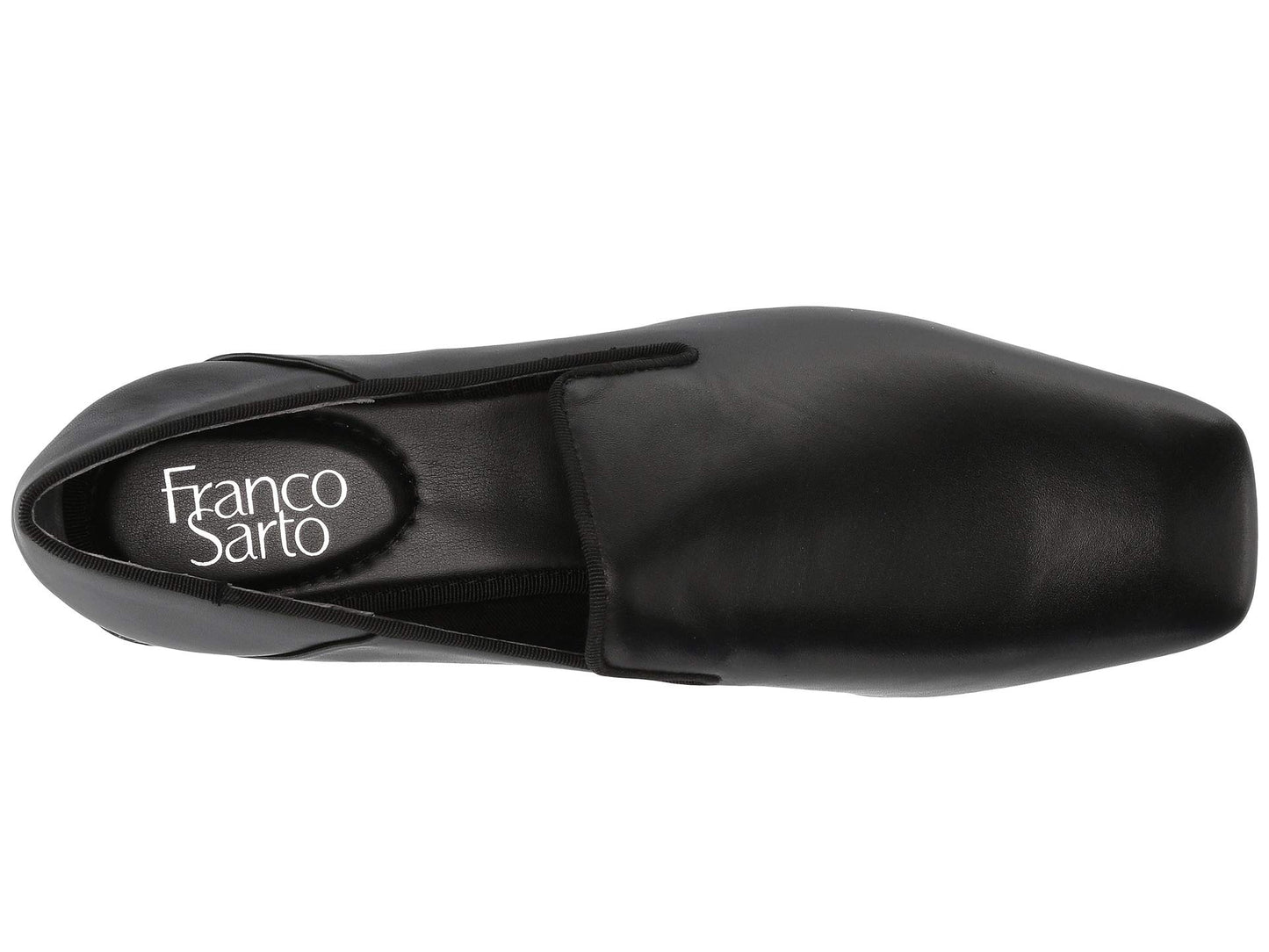 Mercy Black Leather Franco Sarto Loafers