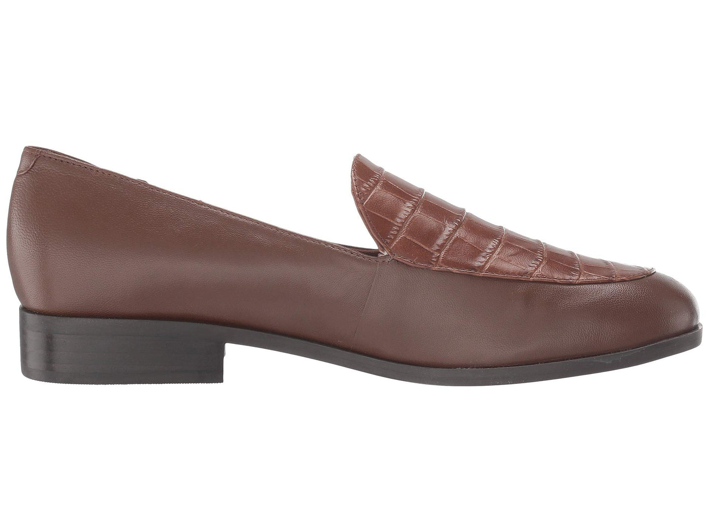 Pip Brown Leather Easy Spirit Loafer Flat