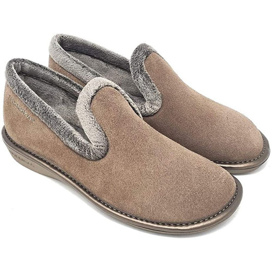 Afelpado Brown 304-80 Nordikas Comfy Slide Slippers