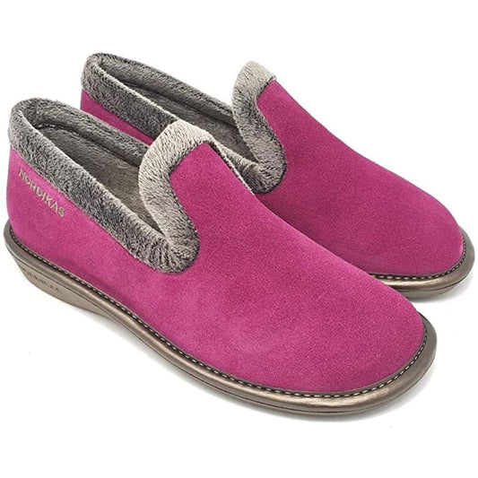 Afelpado Fuchsia 304-80 Nordikas Comfy Slide Slippers