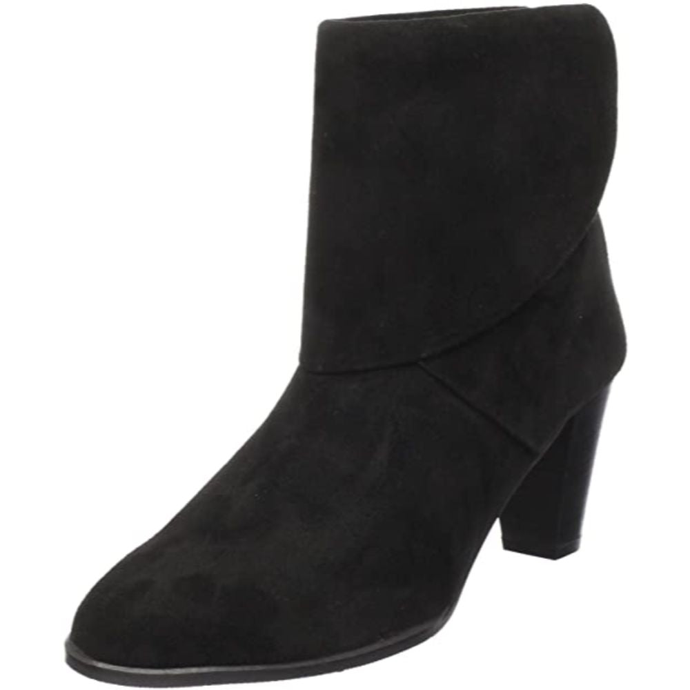 Angel Black Suede Amalfi Ankle Boots