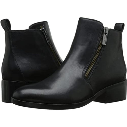 Oak Black Leather Cole Haan Ankle Boot