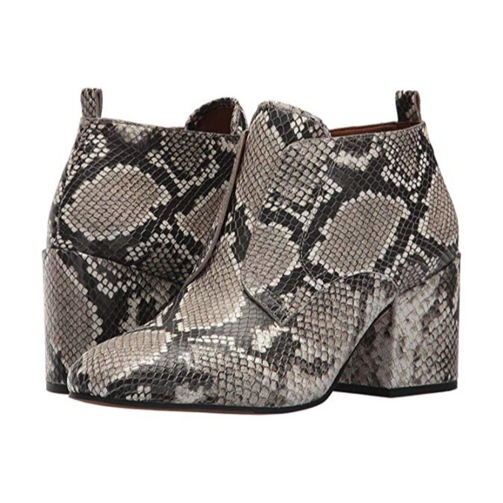 Alfie Natural Snake Leather Franco Sarto Ankle Boot