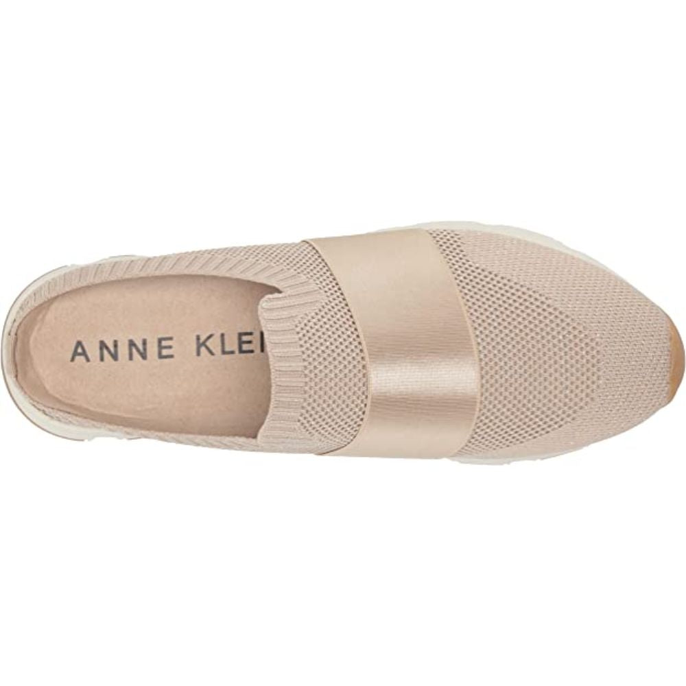 On the Go Light Sand Fabric Anne Klein Sneakers
