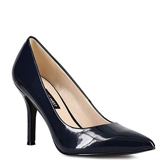 Fifth9x9 Dark Blue Patent Nine West Pumps