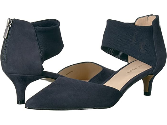 Dezi Midnight Blue Suede Pelle Moda Pumps