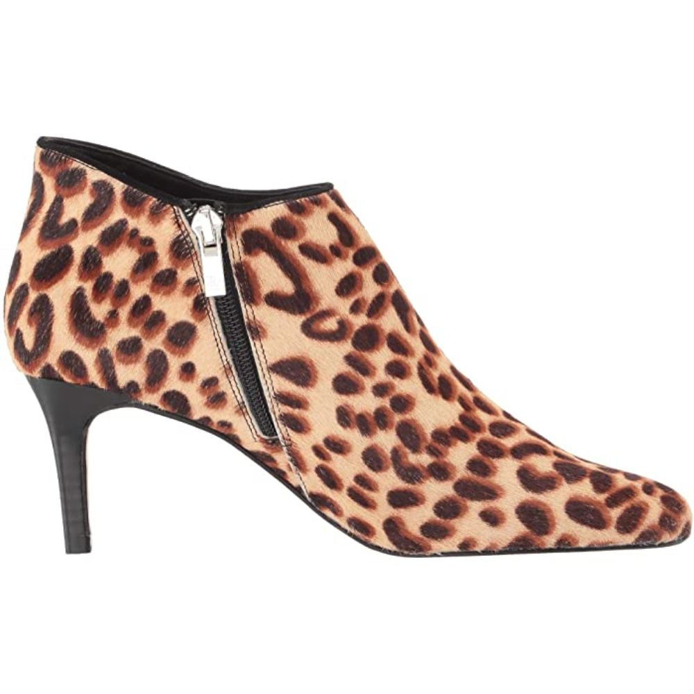 Yelm Leopard Haircalf Pelle Moda Ankle Boots
