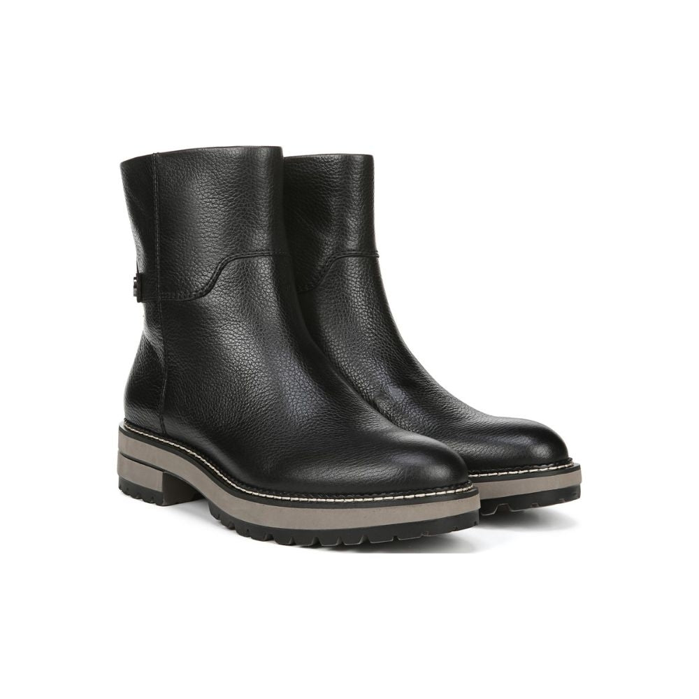 Roalba 2 Black Leather Waterproof Franco Sarto Ankle Boots