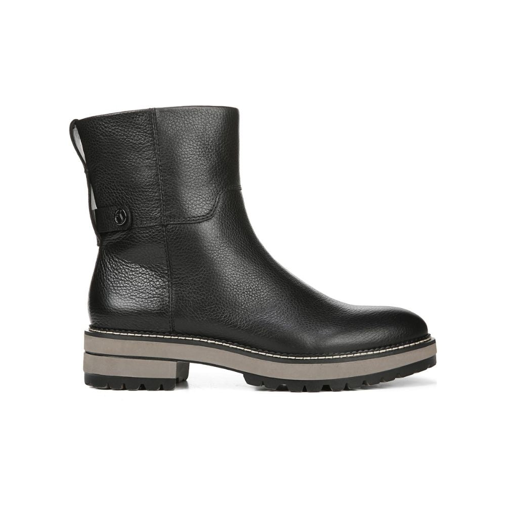 Roalba 2 Black Leather Waterproof Franco Sarto Ankle Boots