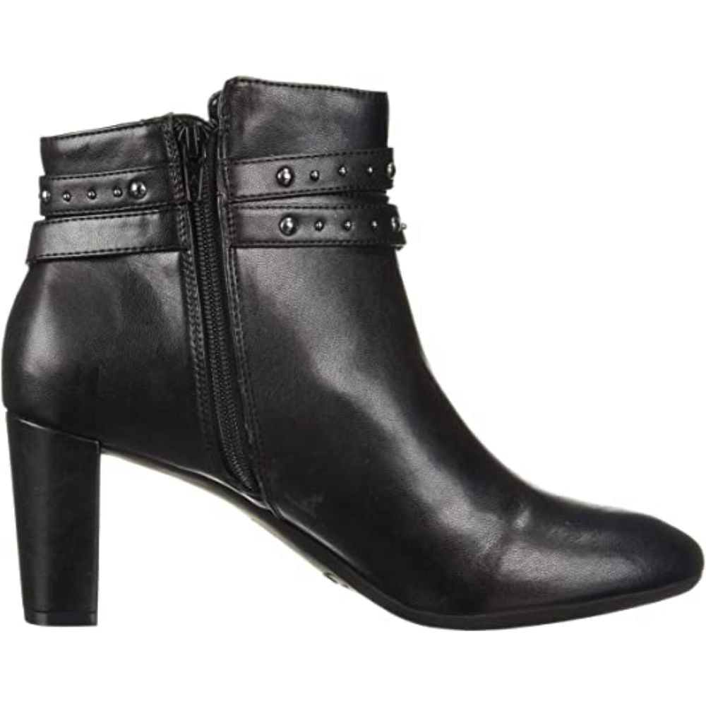 Octave Black Synthetic Aerosoles Ankle Boot