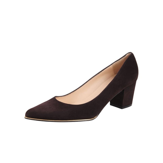 Christy V Brown Suede Jon Josef Pumps