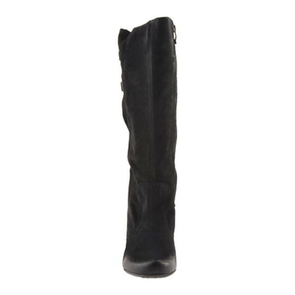 Ambrosia Black Nubuk Ara Boots Extra Wide Width