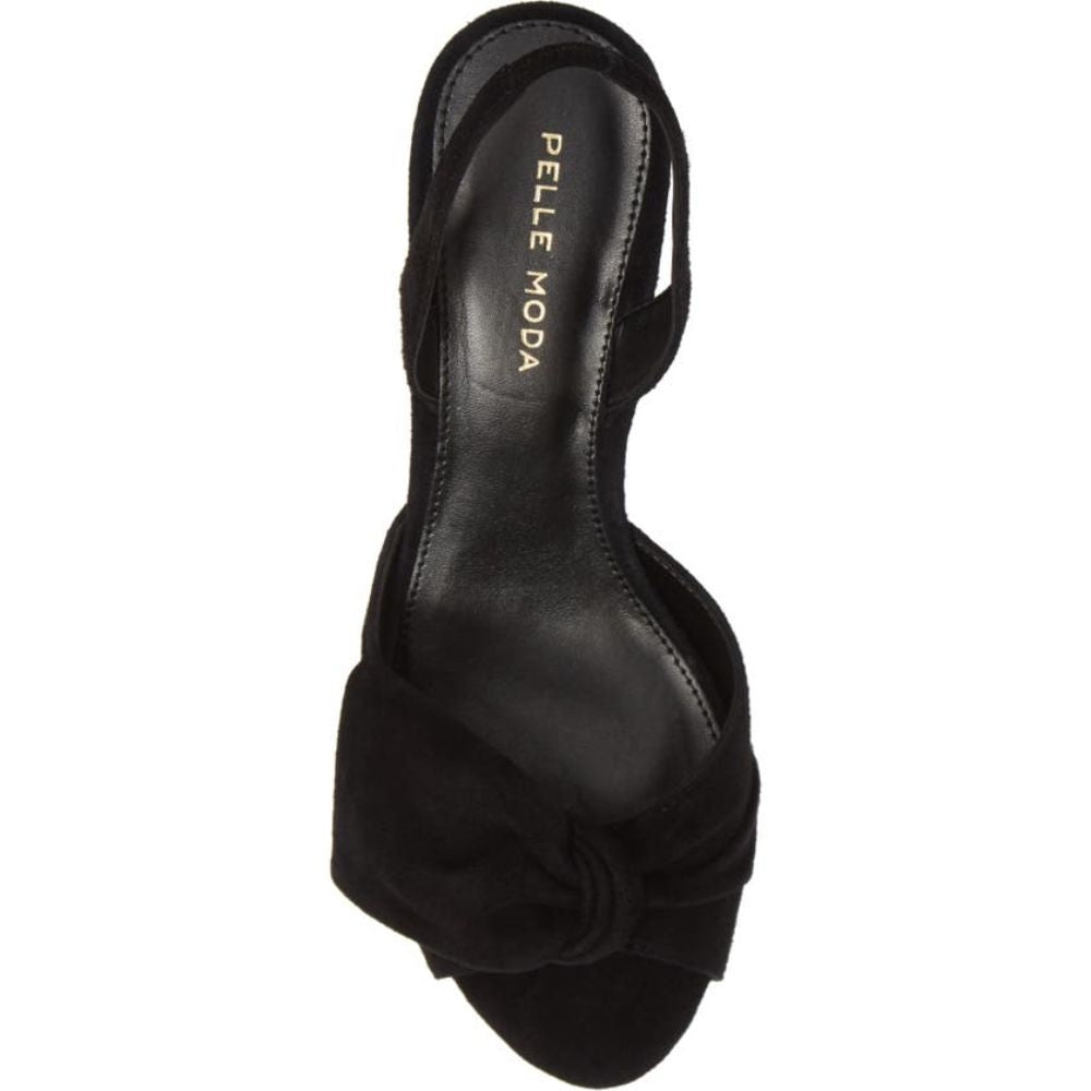 Lovi Black Suede Pelle Moda Sandals