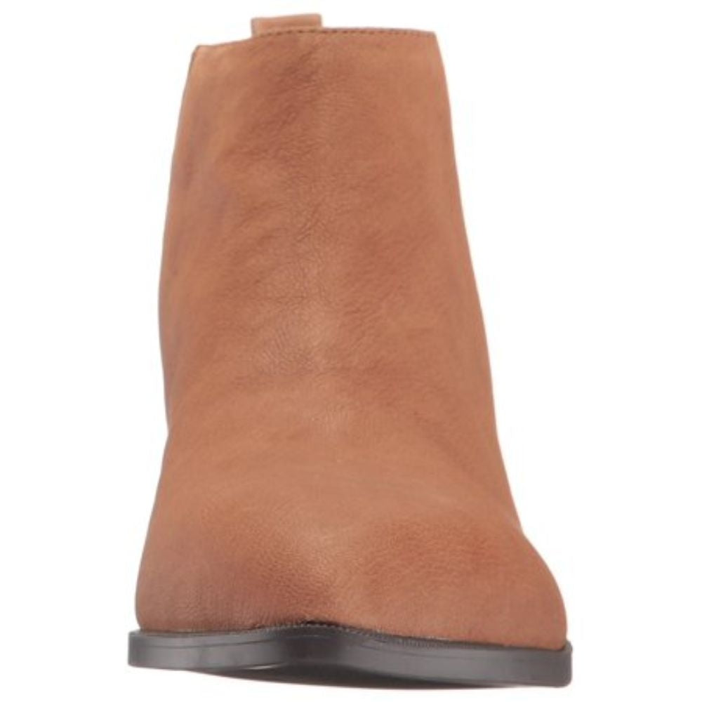 Nine West Women's Nolynn Cognac Leather Ankle Boot