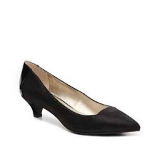Marchino Black Fabric Anne Klein Pumps