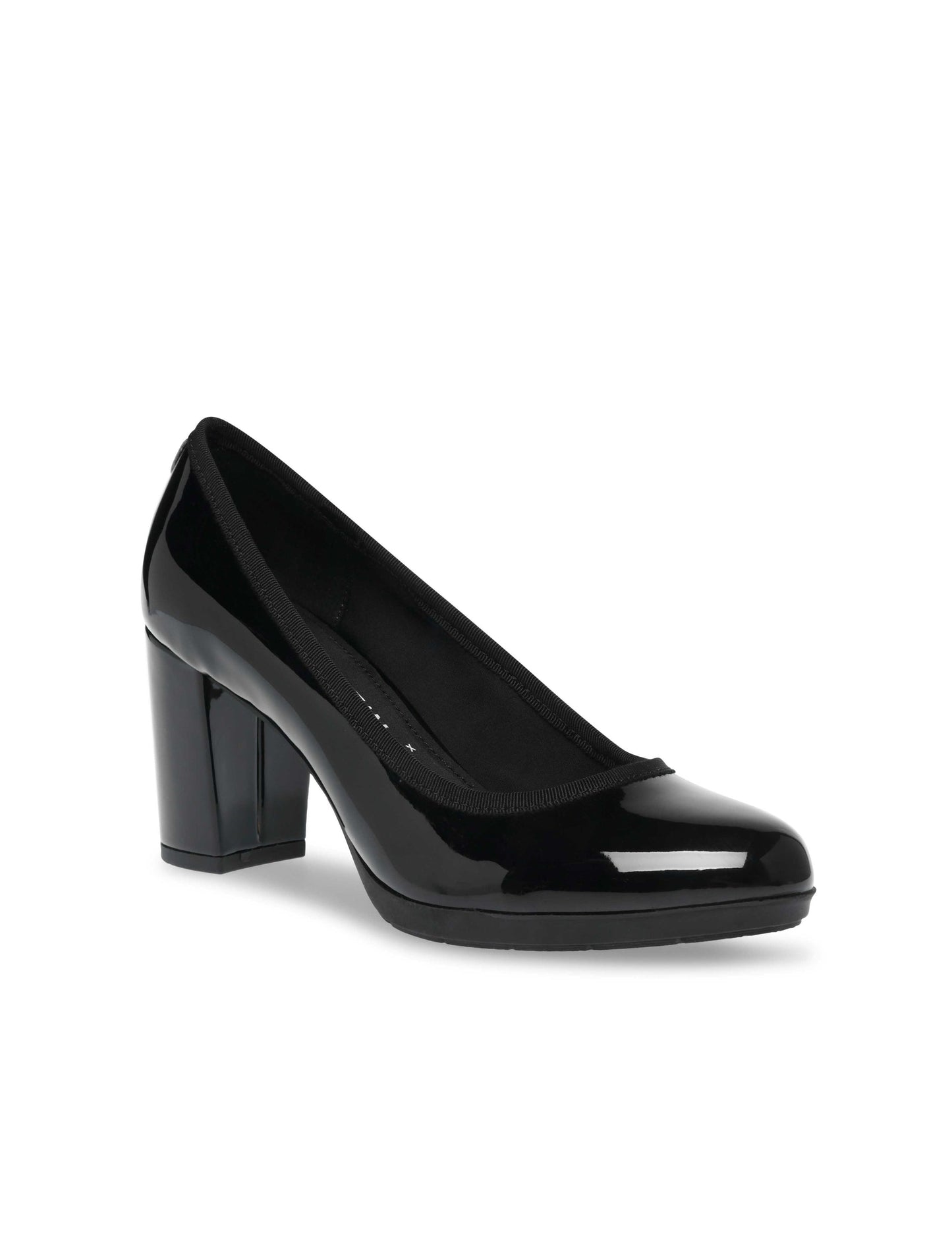 Castana Black Patent Leather Anne Klein Pumps