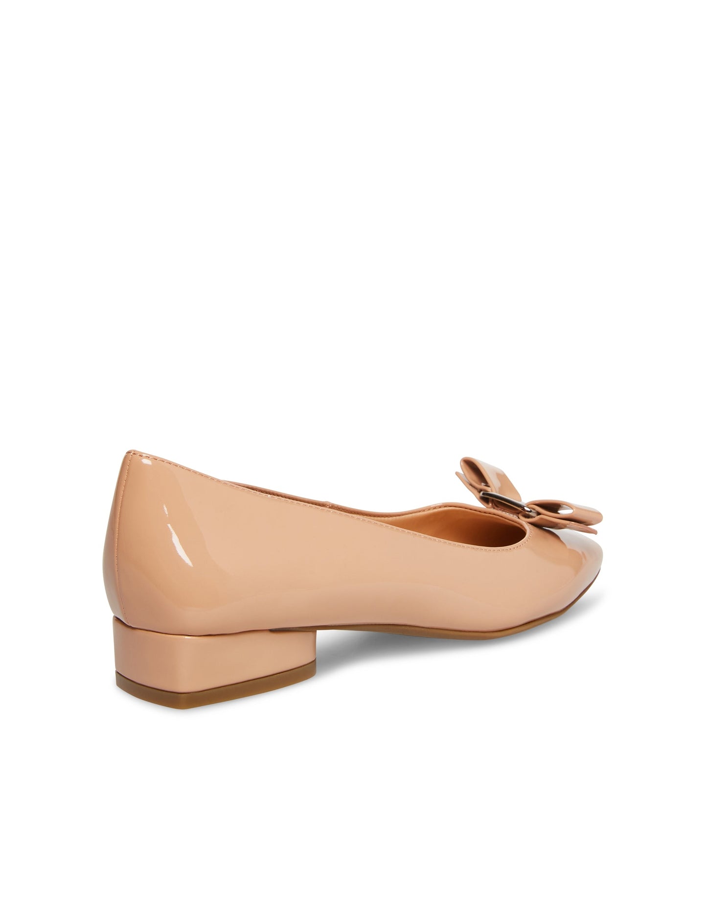 Charleston Nude Patent Leather Anne Klein Ballet Flats