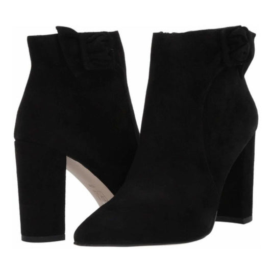 Edson Black Suede Pelle Moda Ankle Boots